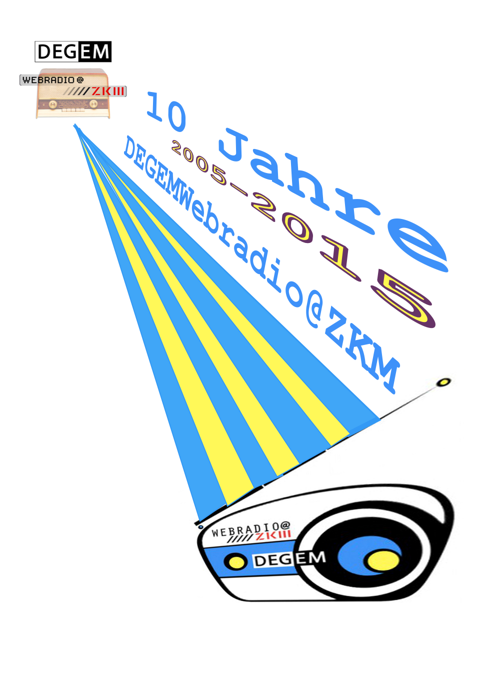 10 Jahre WebRadio Plakat